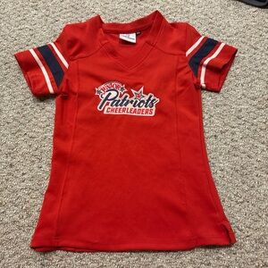 Junior Patriots Cheerleaders Kids Red Jersey